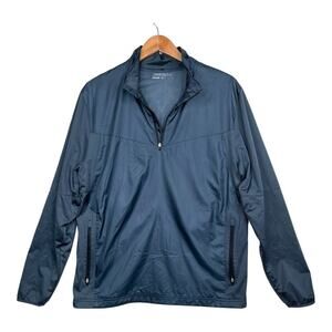 Nike Golf Men’s Steel Blue Lightweight 1/4 Zip windbreaker Pullover Size Medium